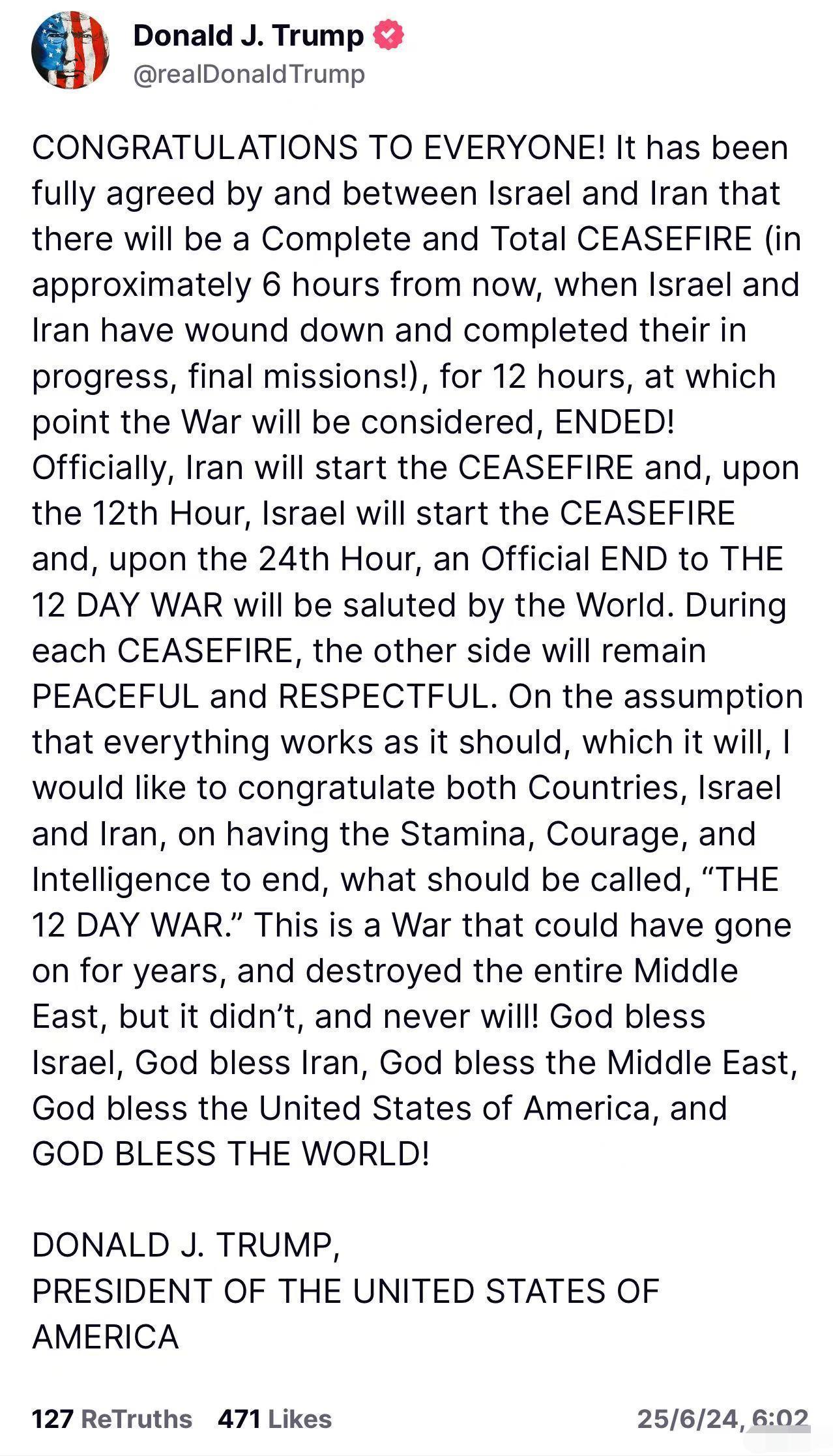 黄金交易提醒：特朗普宣布中东停火，金价一度失守3350，油价跳水6%(图2)